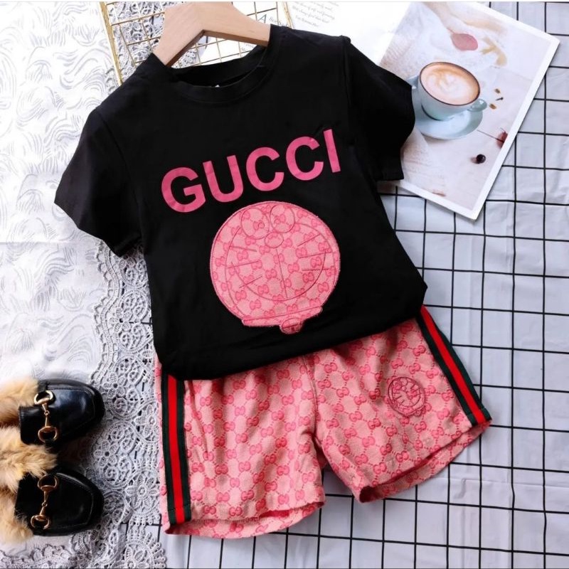 Setelan celana anak cewek GUCCI import premium