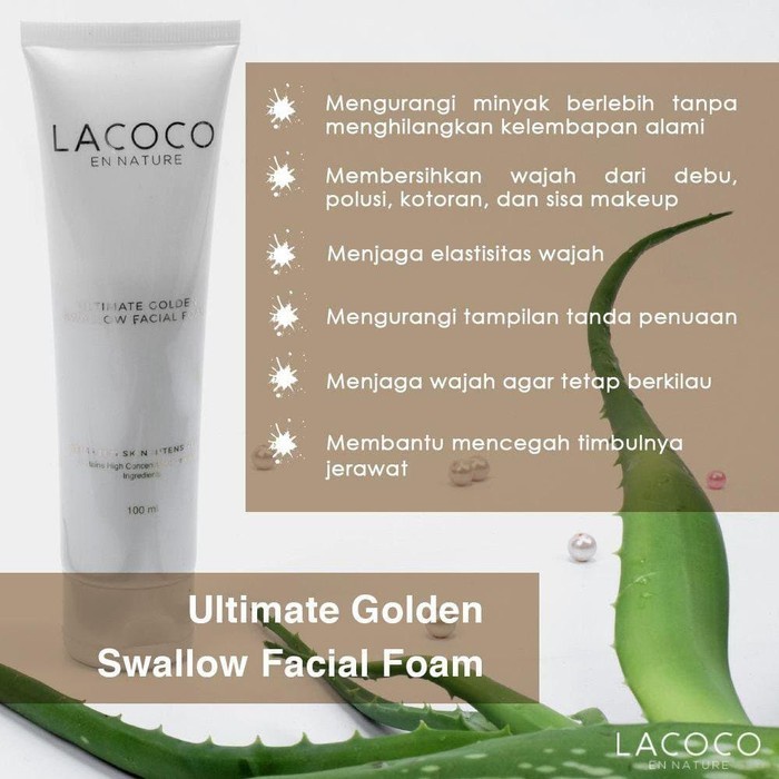 LACOCO ULTIMATE GOLDEN SWALLOW FACIAL FOAM 100ML