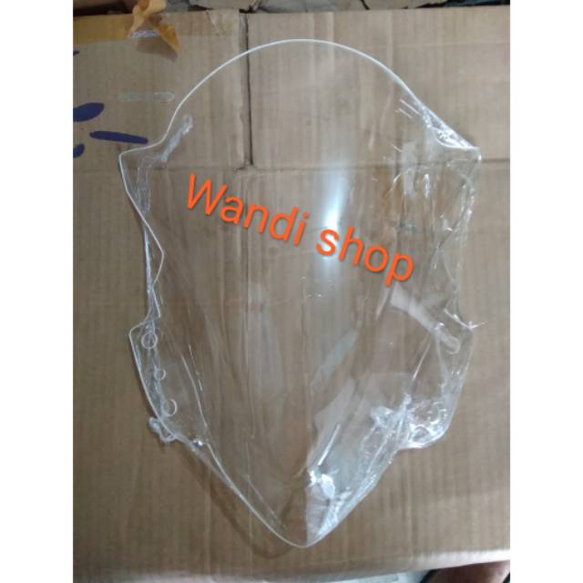 Windshield ninja rr mono visor ninja rr mono