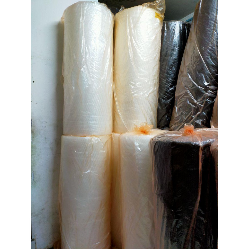 BUBBLE WRAP ROLL 125x 50 M HITAM BENING SELALU READY