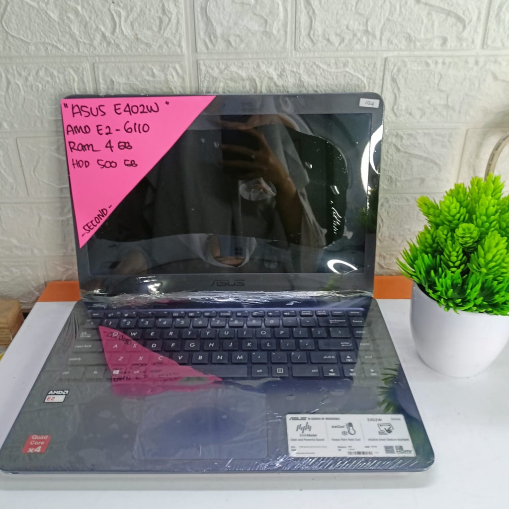 ASUS E402W AMD E2-6110 RAM 4GB HDD 500GB 14 INCH