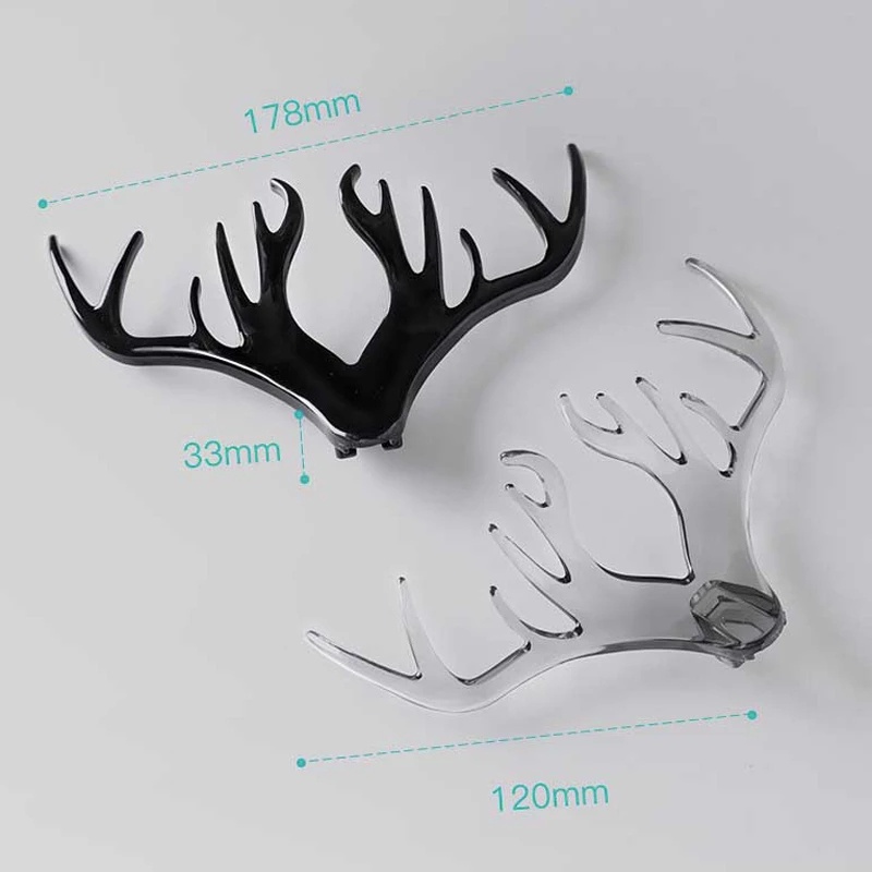 Multi-Purpose Antler Wall Hanging Hook / Self Adhesive Sticky Wall Hangers Storage Hook / Kitchen Bathroon Deer Horns Wall Hangers