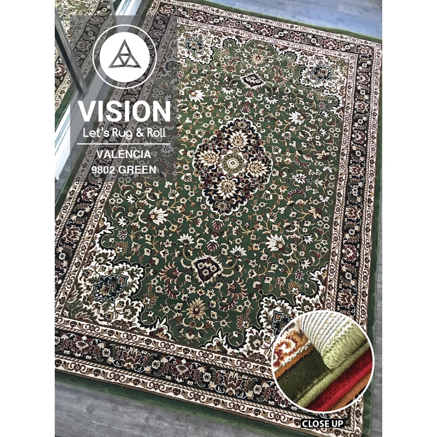 Karpet Valencia 210 x 310 cm 9802 Green