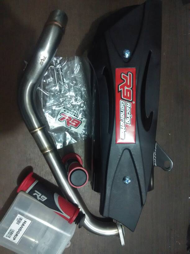 knalpot racing R9 R 9 asli ori aerox 155 yamaha original MISANO