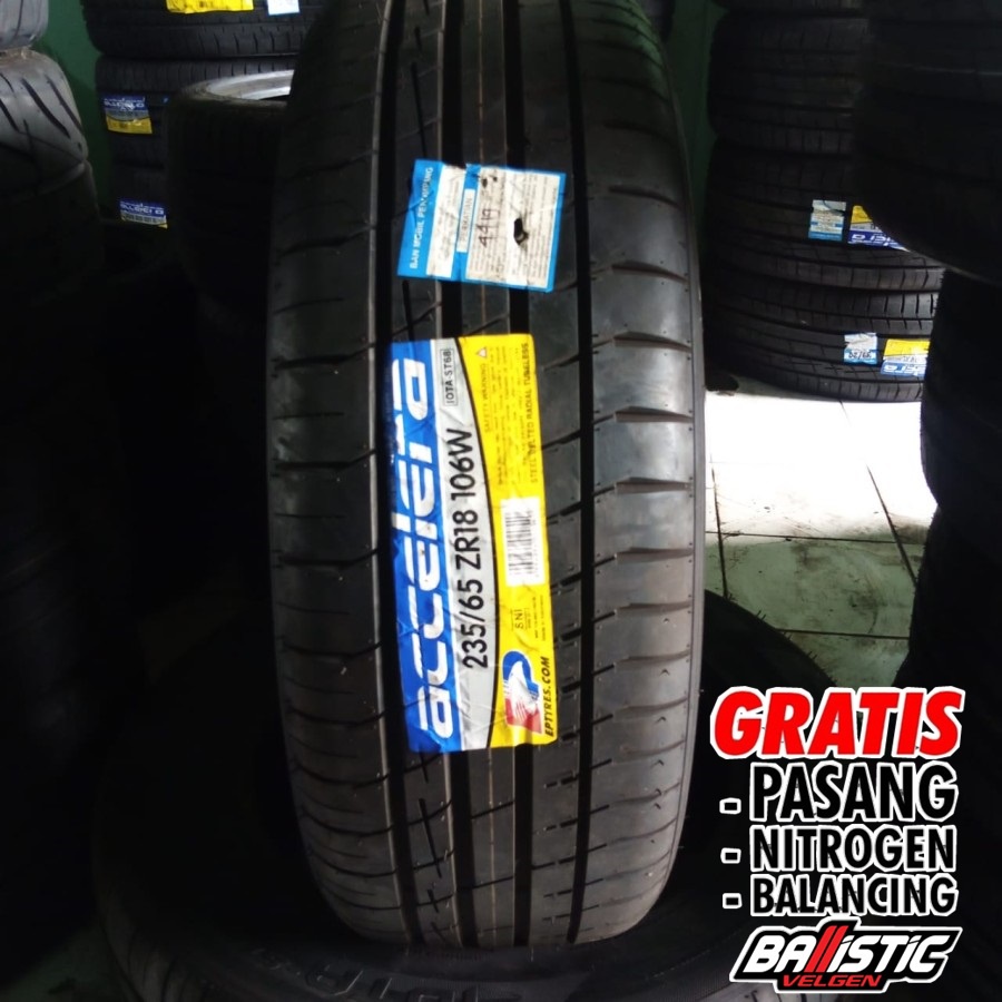 Ban mobil tubles radial 235/65 R18 merek ACCELERA IOTA ST68 235 65 Ring 18