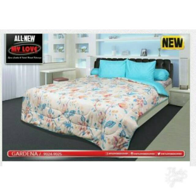 SEPRAI MY LOVE GARDENA 180X200 TINGGI SEPRAI 30 CM