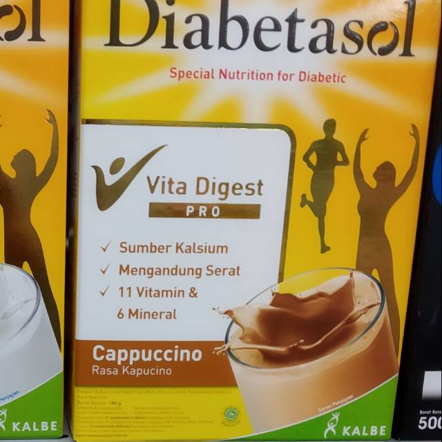 

Diabetasol vita digest rasa coklat 180gr