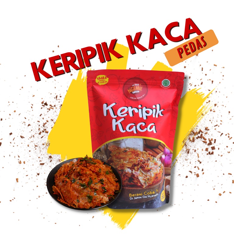 250 GRAM KERIPIK KACA DAUN JERUK