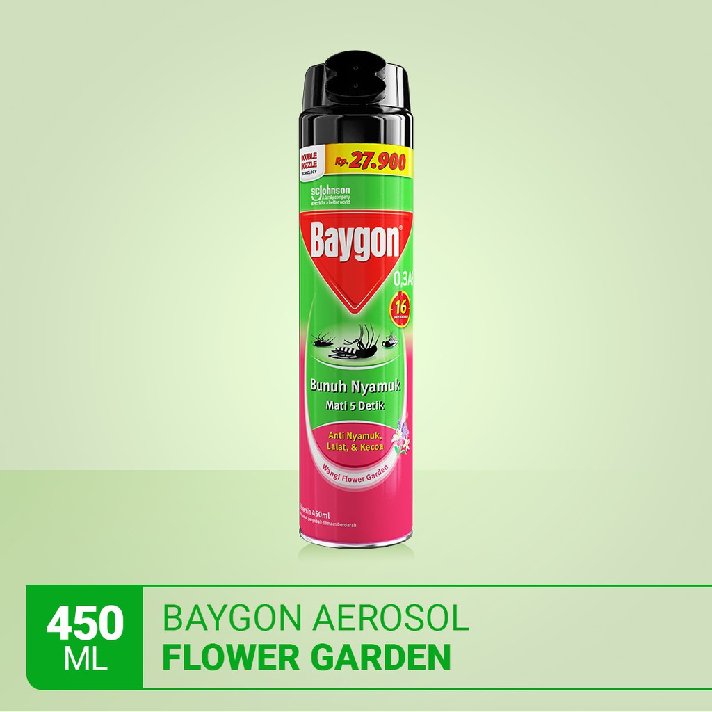 Baygon Aerosol Flower Garden 450ml barcode 8998899995397
