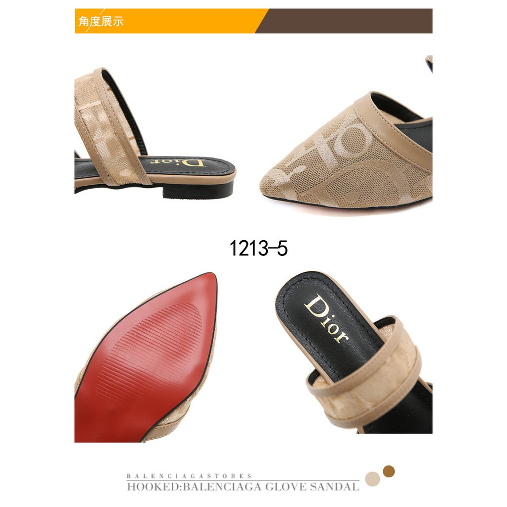 Fashion D Strap Flat Sandals  #1213-5