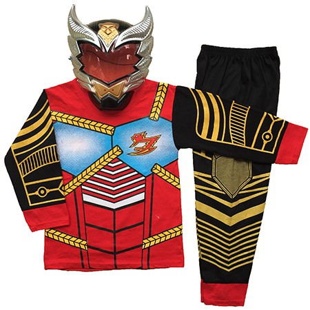 Baju Anak Kostum Topeng Superhero Satria Garuda Bima X Bima-X