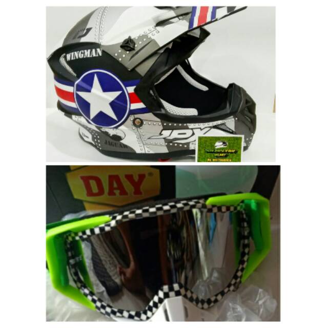 HELM JPX CROSS X21 + GOOGLE