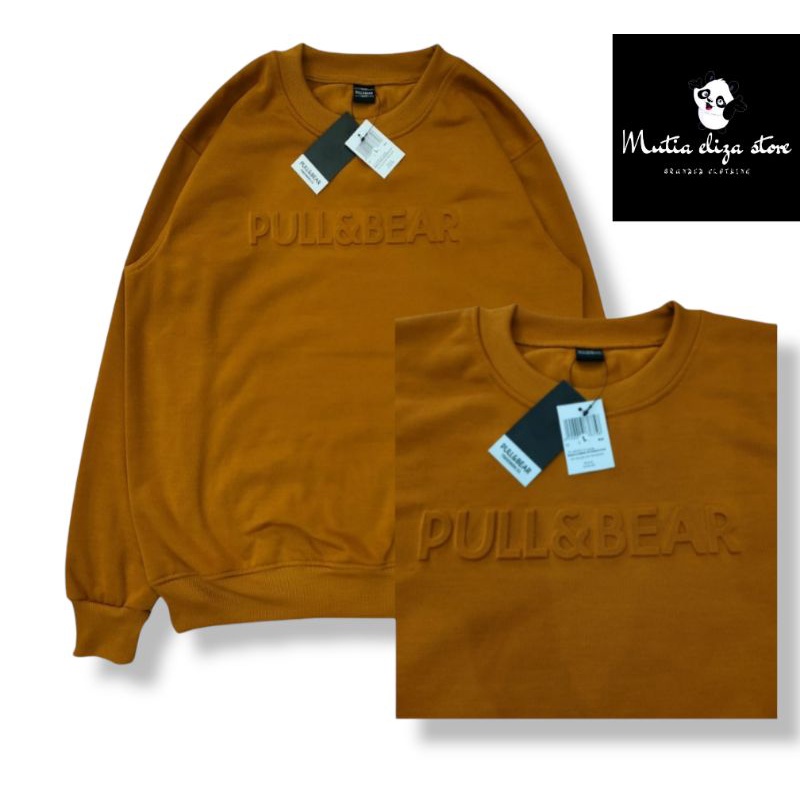 Sweater Pull&amp;Bear Distro Premium 5906 / Crewneck Pull And Bear /Sweater Oblong /Sweattshirt /Sweater Gardigan /Sweater Crewneck Wanita dan Pria