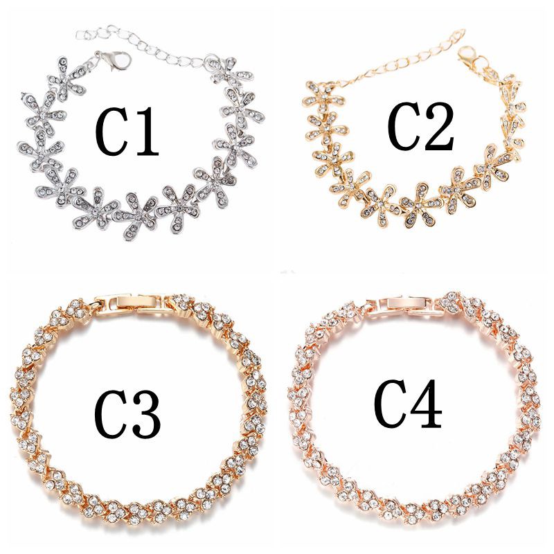 Gelang Titanium Permata Anti Karat Fashion Korea-3