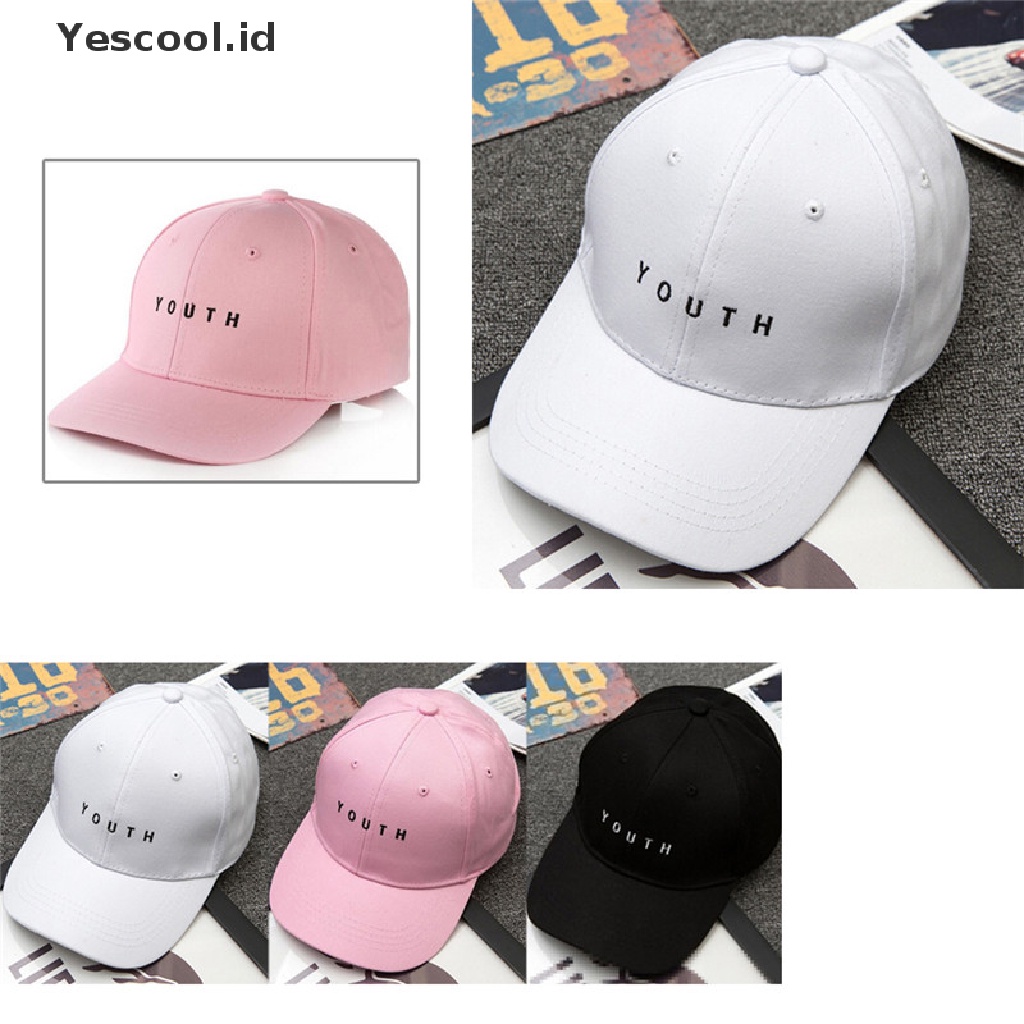 Topi Baseball Adjustable Bahan Katun Gaya Hip Hop Untuk Pria Dan Wanita 2017