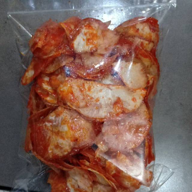 

Keripik singkong pedas