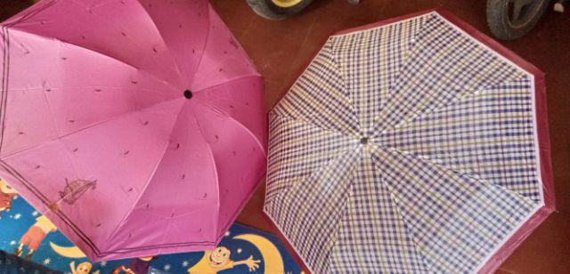 Payung Lipat 4 Karakter Motif Boat / Perahu Anti Uv Merk Osaka Bw-022