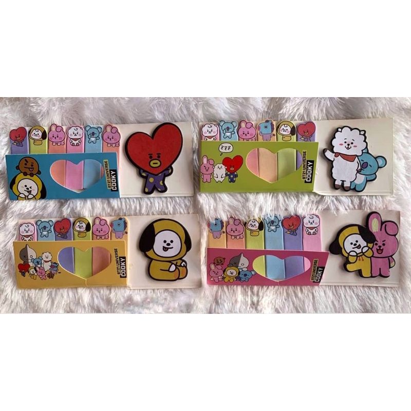 [BISA COD] Sticky notes BT21 Pembatas buku BT21