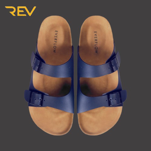 REV STORE - Sandal Pria Ukuran Besar - Sendal Selop Pria Big Size - Sandal Kulit Pu Pria Jumbo