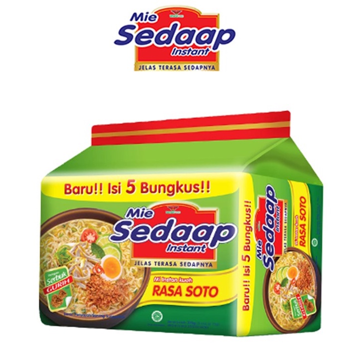 

Sedaap Mie Soto Isi 5 Bag 75gr