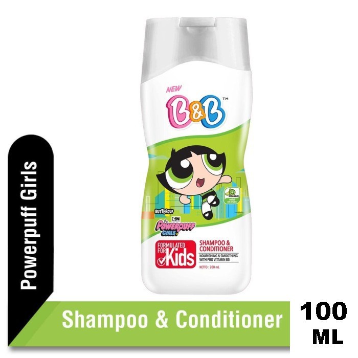 Jual B&B SHAMPOO CONDITIONER POWERPUFF BUBBLES 100ML/SHAMPOO ANAK ...