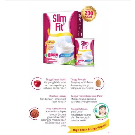 

srihuninstore - SUSU SLIM FIT KALBE DIET PELANGSING PENGGANTI MAKAN AMPUH / NUTRISI PENGGANTI MAKAN variant Vanila & coklat