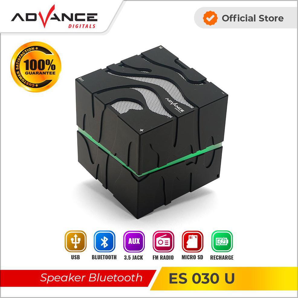 ✨ BISA COD✨ Advance ES030U - Wireless Speaker / Speaker Bluetooth Portable | Garansi Resmi