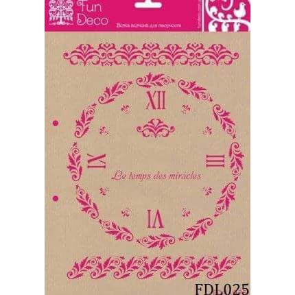 

Fun Deco Stencil ~ FDL025