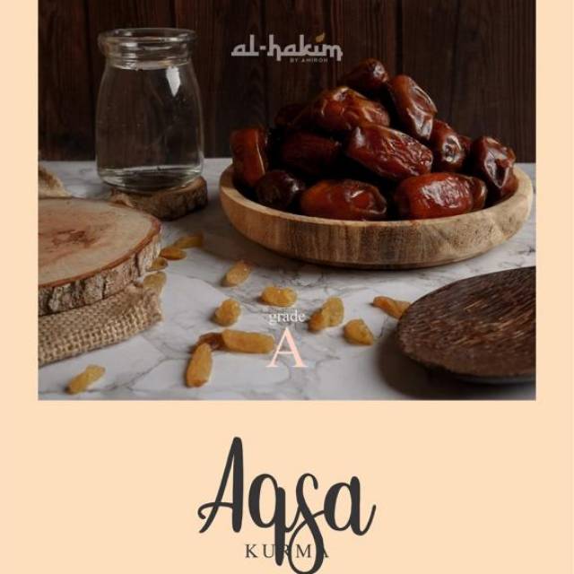 

KURMA AQSA 500 GRAM. GRADE A ~ ORIGINAL MADINAH