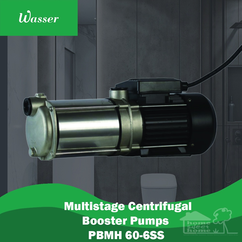 WASSER MULTISTAGE HORISONTAL BOOSTER PUMP | PBMH60 6SS