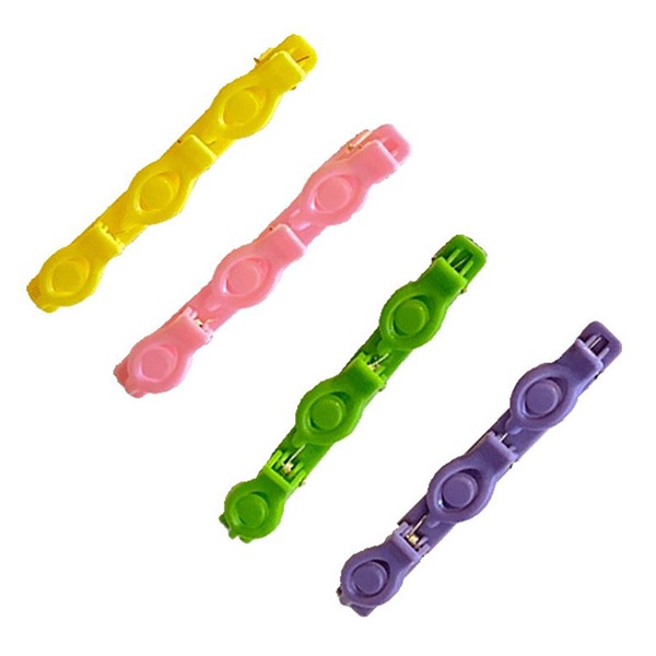 jepit rambut anak-anak color braided hairpin jje084 (1b3)