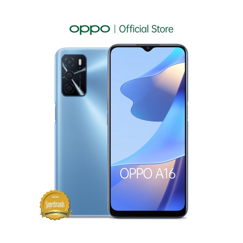 OPPO A16 4GB/64GB [13MP Triple Camera, HD+ Eye-care Display, 5000mAh]