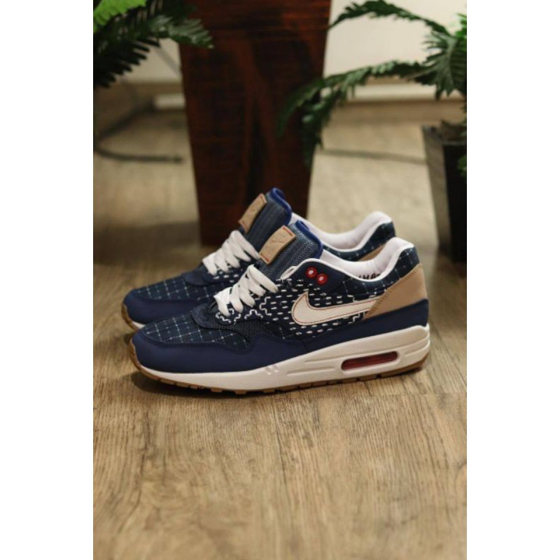 nike airmax 1 denim denim blue