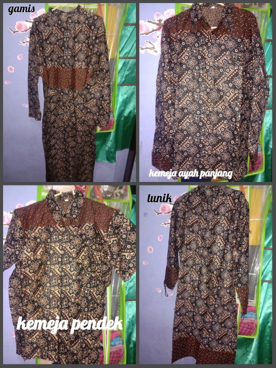 Batik Couple Keluarga Sania Ruffle Ori Ndoro Jowi Dnt Mataram