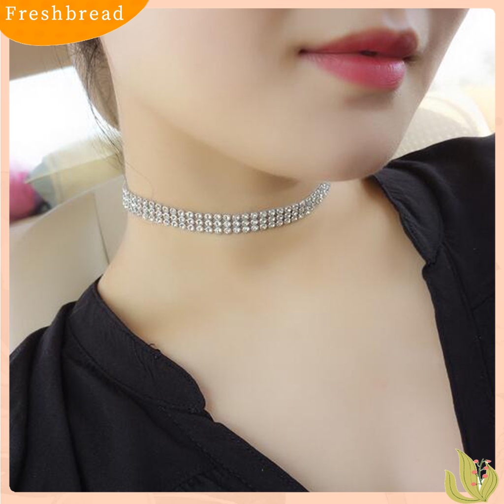 Fresh| Kalung Choker Rantai Klavikula Bahan Aluminum Untuk Wanita