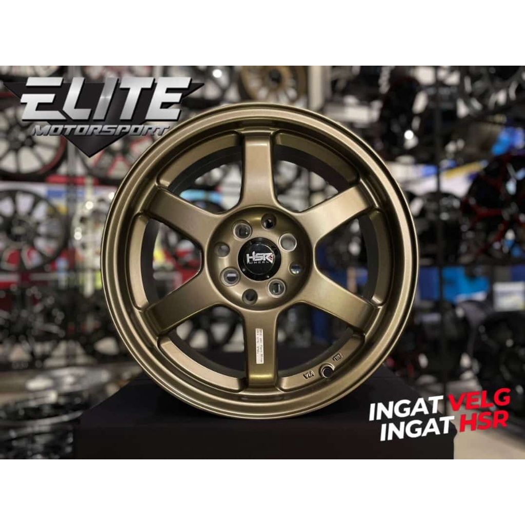 Velg Racing TE37 R16 HSR TOKYO Mobil Jazz Brio Yaris Mobilio Avanza Vios