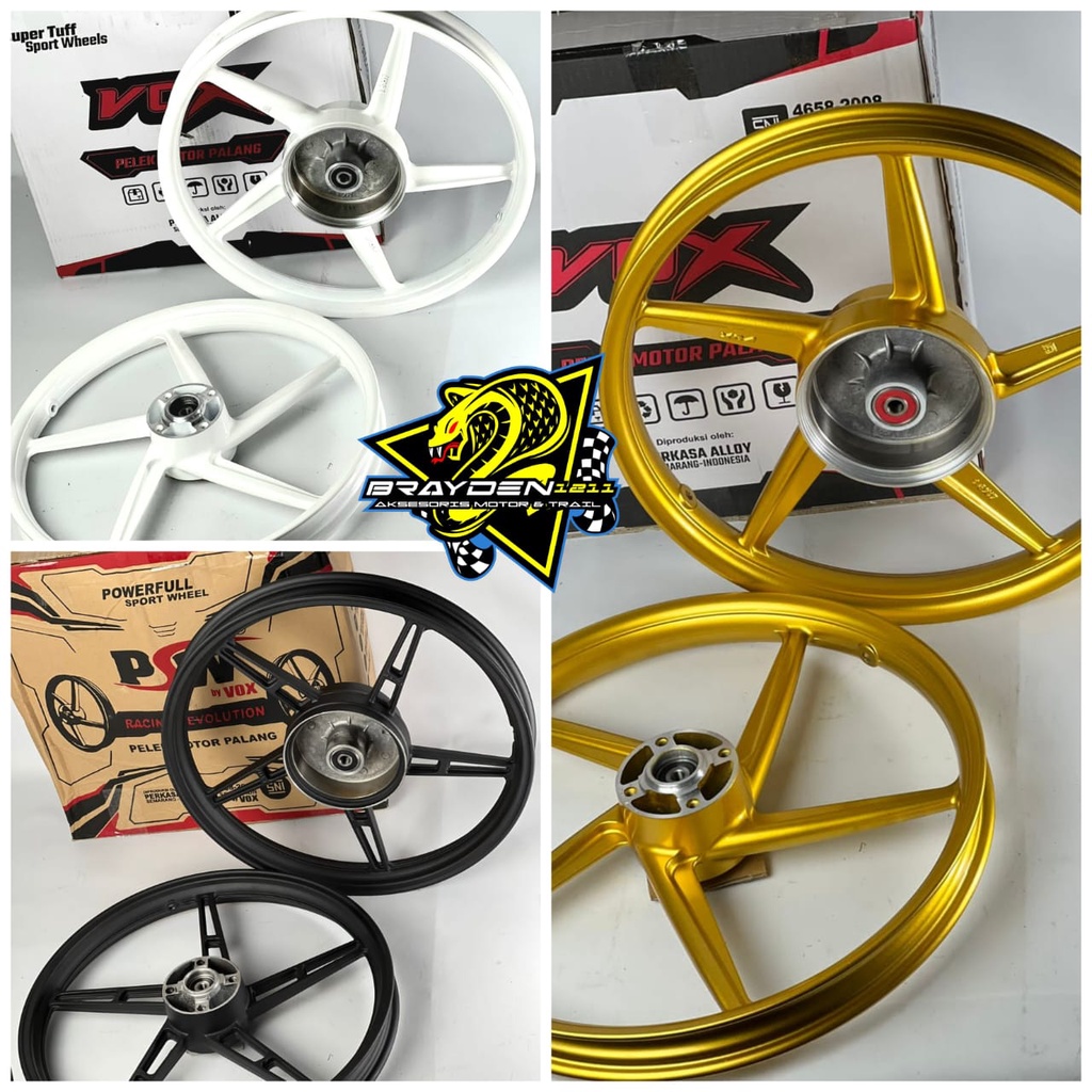 VELG VELEG RACING JUPITER MX  VEGA ZR JUPITER Z PALANG 5 VROSSY PSW VOX RACING