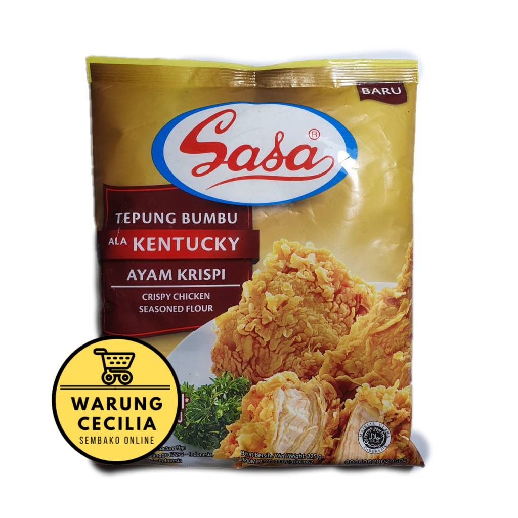 

Tepung Bumbu Serbaguna Sasa Kentucky Ayam Goreng 80 gr & 225 Gr