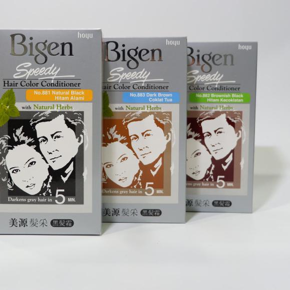 ➣ cat rambut bigen speedy - dark brown ♜