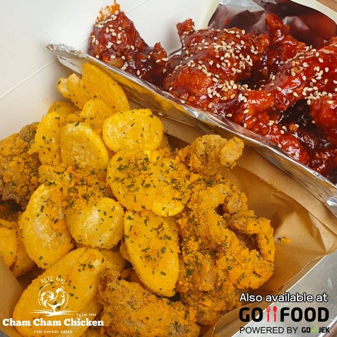 

PROMO korea fried chicken by cham cham chicken ayam goreng korea MURAH
