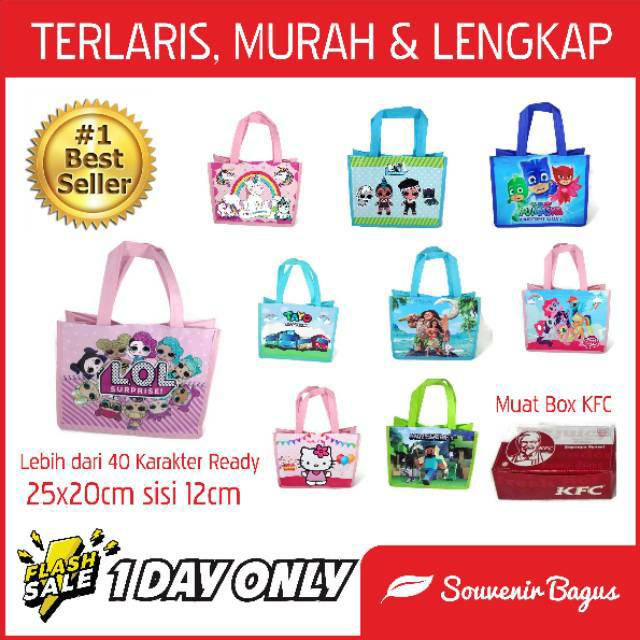 FLASH SALE  LIVE HANYA HARI INI Tas Ulang Tahun Ultah Murah Ready Stock Souvenir Terlaris