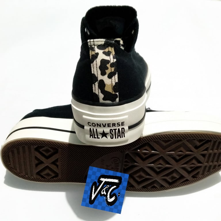 converse lift leopard print