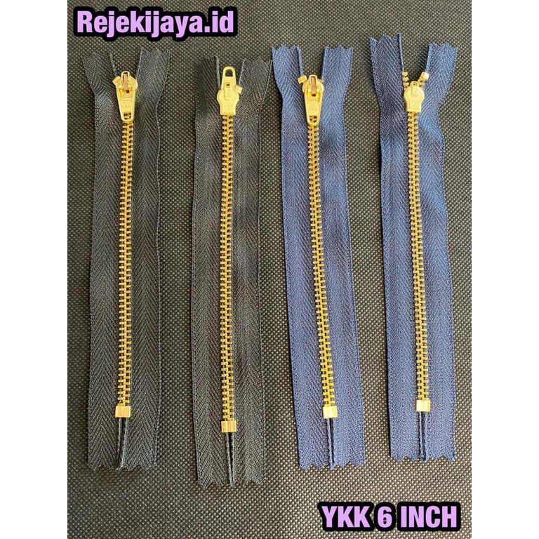 RESLETING YKK 6 INCH / RESLETING JEANS 6 INCH / RIT JEANS / RIT CELANA