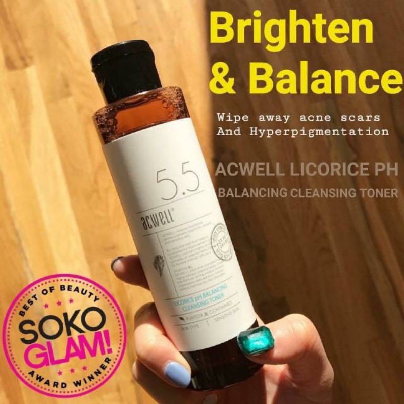 Acwell Licorice pH Brightening Toner