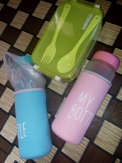 My Bottle Transparan Free Pouch Busa Free Bubble Warp