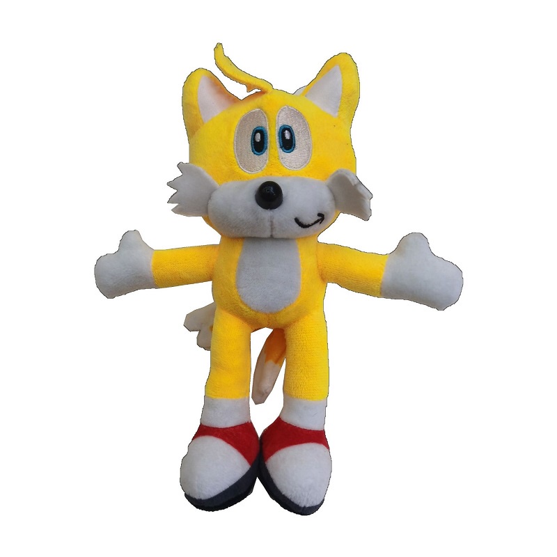 Mainan Boneka Stuffed Plush Sonic the Hedgehog 20CM Dengan Gantungan Kunci