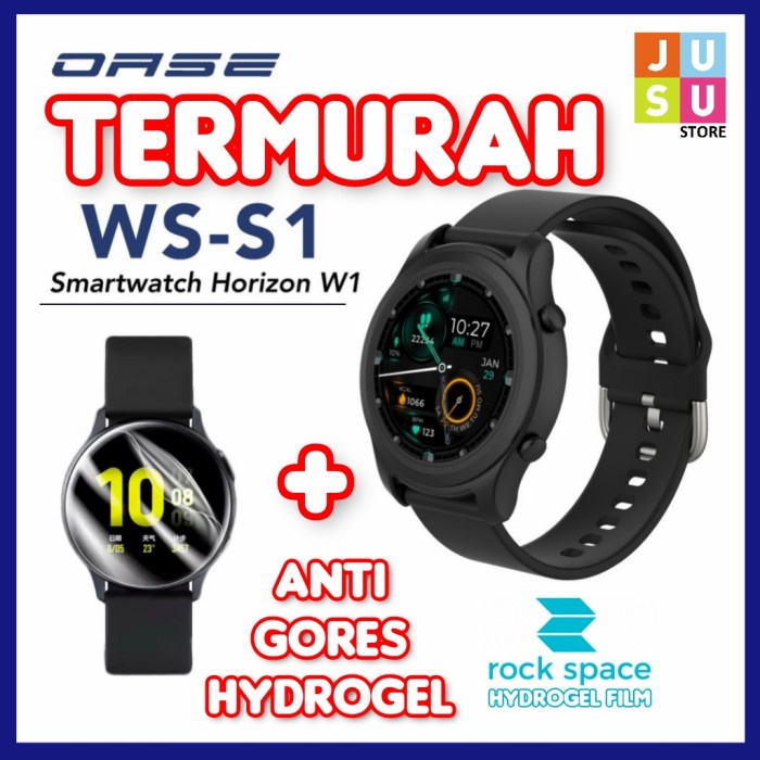 Smartwatch OASE Horizon W1 (Model Terbaru) Jam Tangan Pintar - NO ANTI GORES