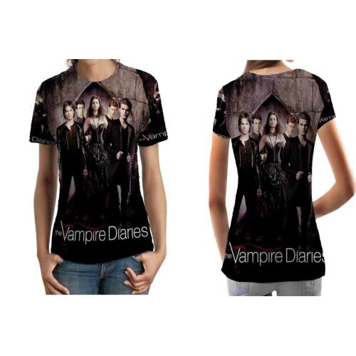 The Vampire Diaries Kaos Fullprint Wanita