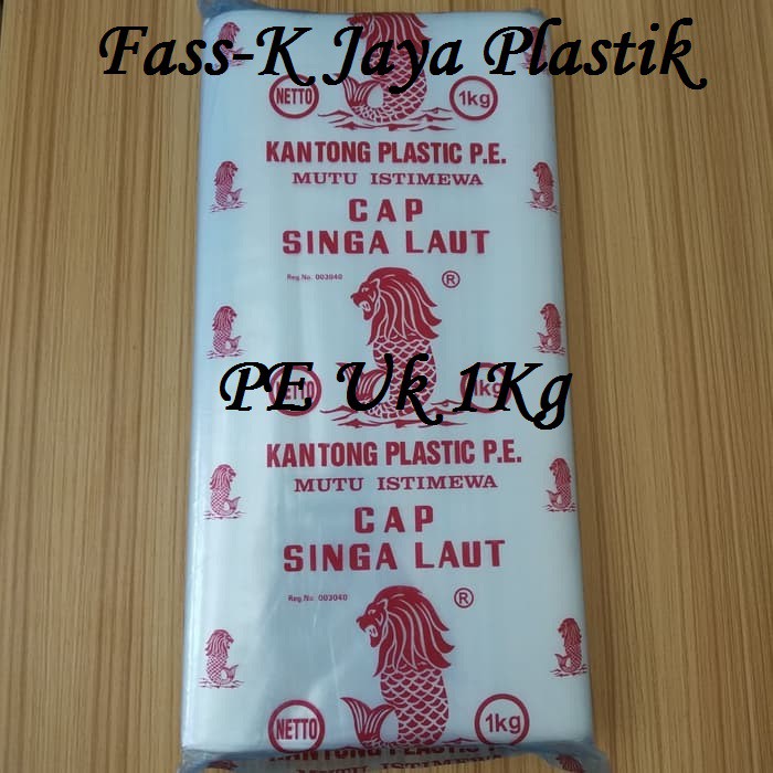 

Plastik PE bening ukuran 15x27(1kg)