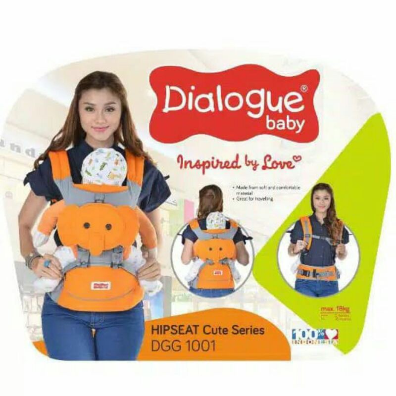 Gendongan bayi Hipseat Dialogue Cute Series DGG 1001 gendongan bayi dialogue murah